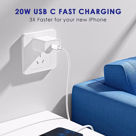 Superschnelles mobiles Ladegerät für iPhone Samsung Huawei Xiaomi Pd 20W Super Charger Handyzubehör